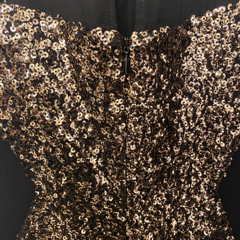 Aiden gold and black party dress - Picture 7 of 7